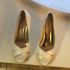 White Madden Girl Heels size 10